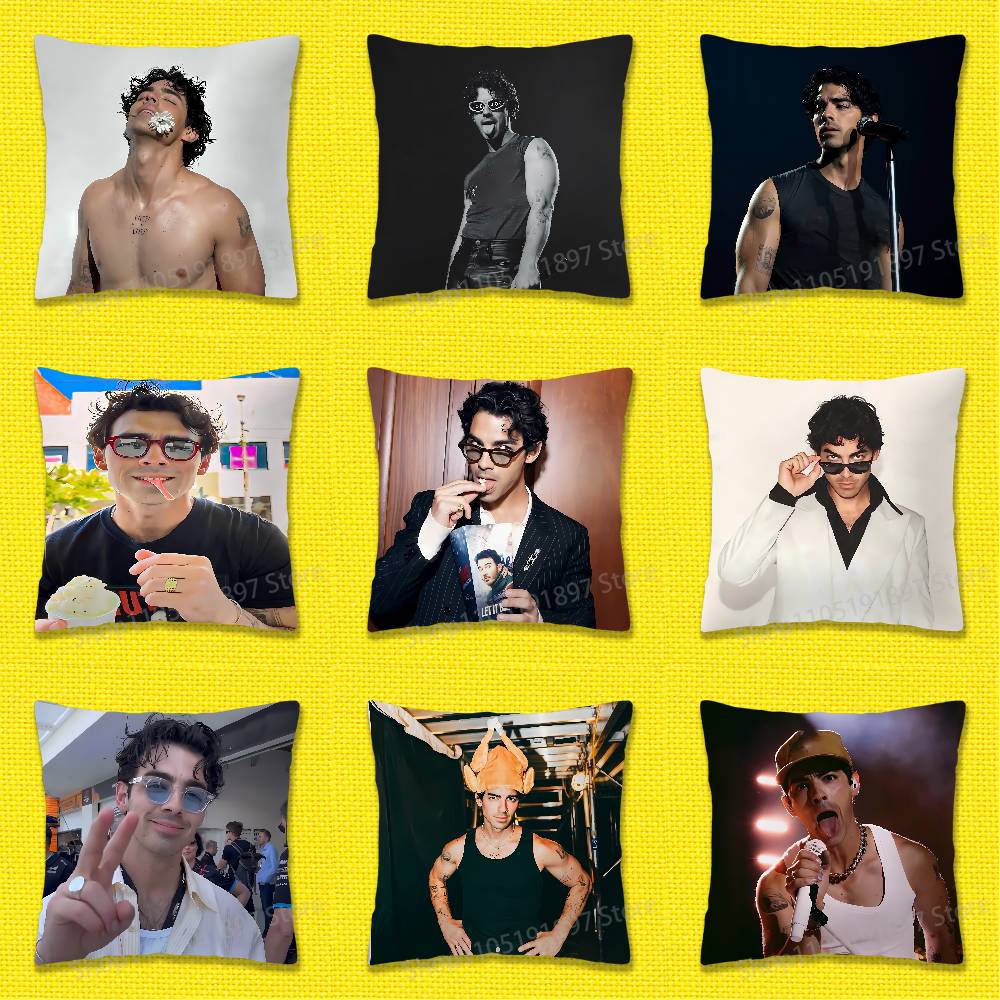 Exquisite Ornaments Unisex Actor J-Joe Jonas Throw Pillow Case For 50Cm 40Cm 55Cm 45*45Cm 30Cm Square Bedroom Pillowcase Cover