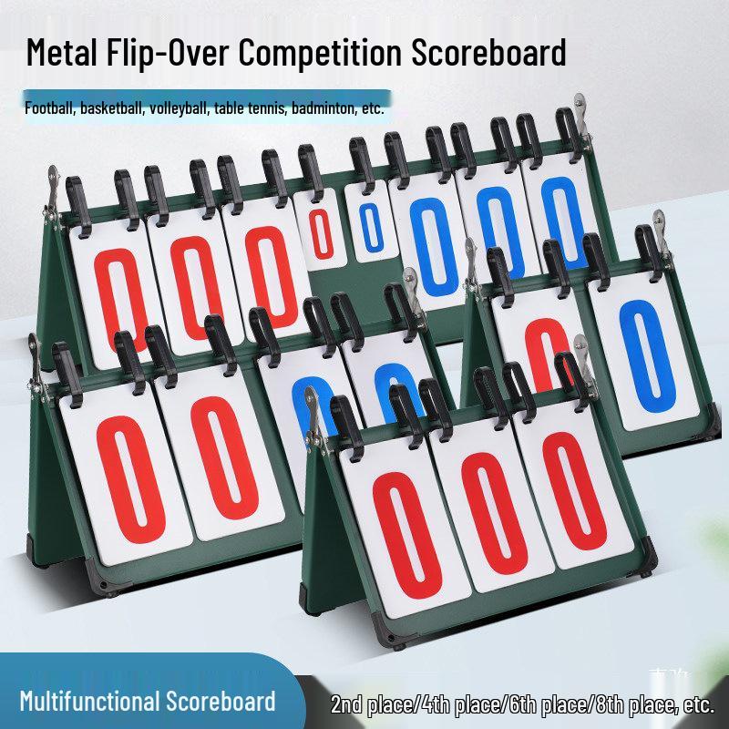Outdoor Sports Flip Scoreboard for Basketball, Table Tennis, Badminton, and Volleyball.