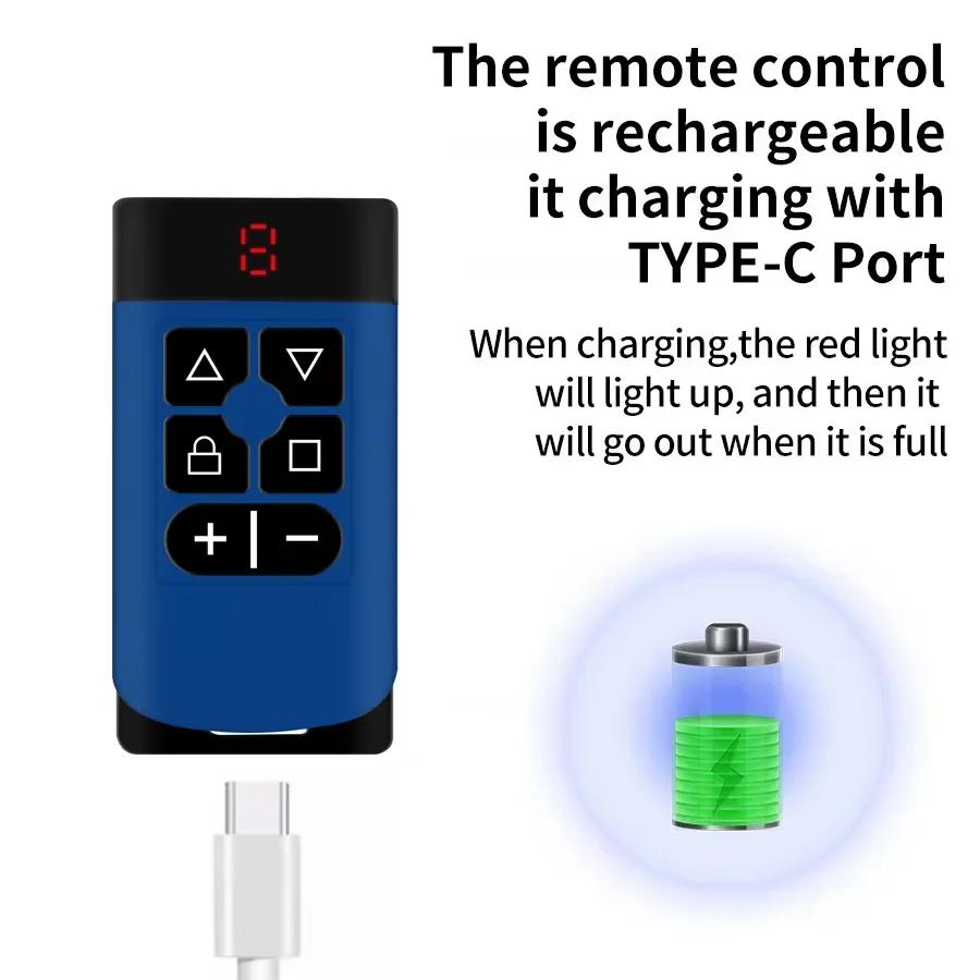 8-IN-1 Universal Garage Remote Control Gate Key Duplicator Clone Multi-frequency Garage Door Controller 8 Channel 433 300-915Mhz