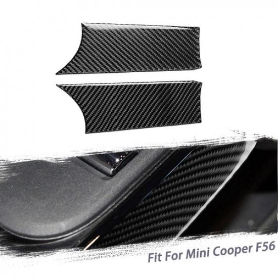 Auto Carbon Fiber Car Interior Door Handle Cover Trims for Mini Cooper F56