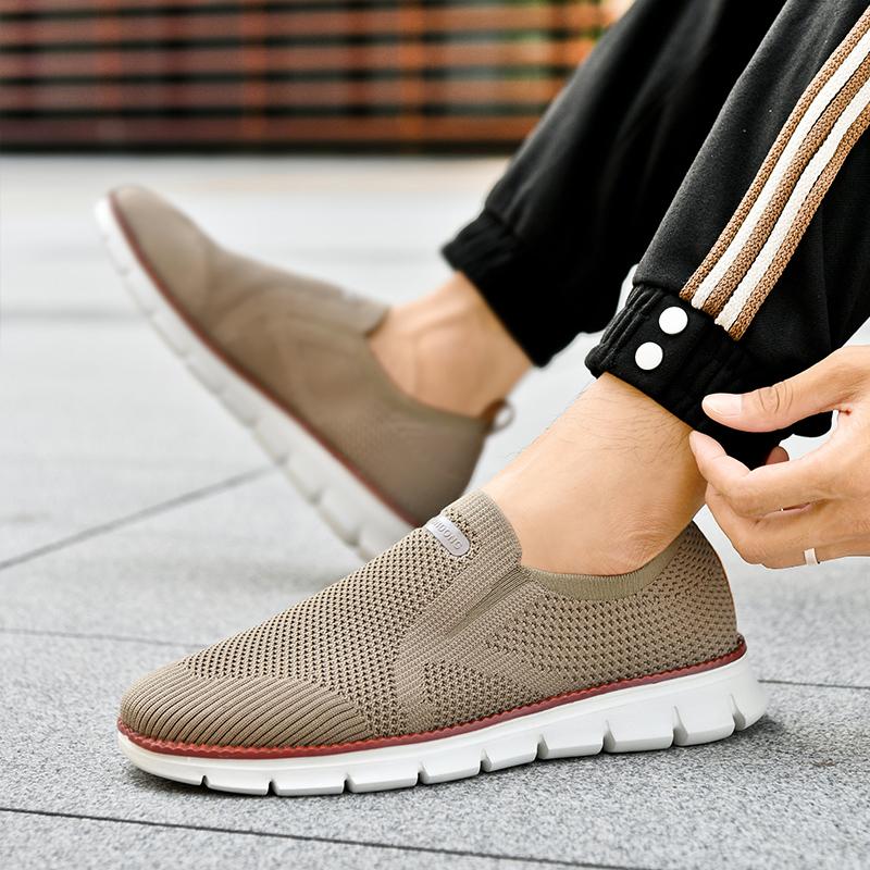 Men's Casual Dress Sneakers Oxfords Business*Mesh Breathable Walking Shoes Comfortable Fashion Flat Sport Tennis Large Size40-48