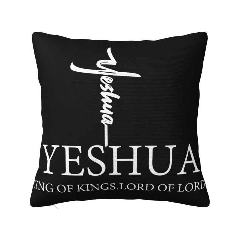 Jesus Saved My Life Cushion Covers Christian Religious Faith Velvet Luxury Pillows Decor Home
