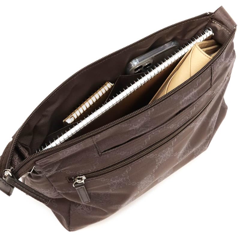 SCHOZON Lieto Shoulder Bag Dark Brown 11-2002 Women's