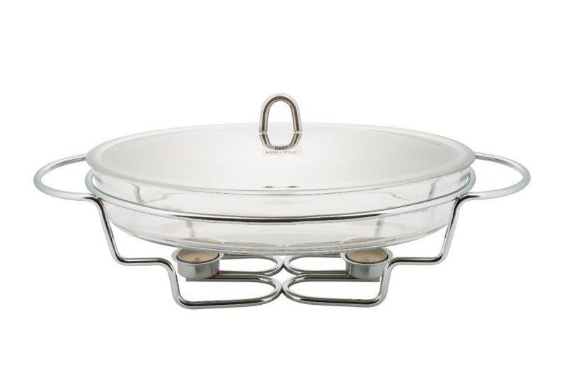 Kinghoff 1411- Warmhoudschaal - Rechaud - rond - 3.2 liter