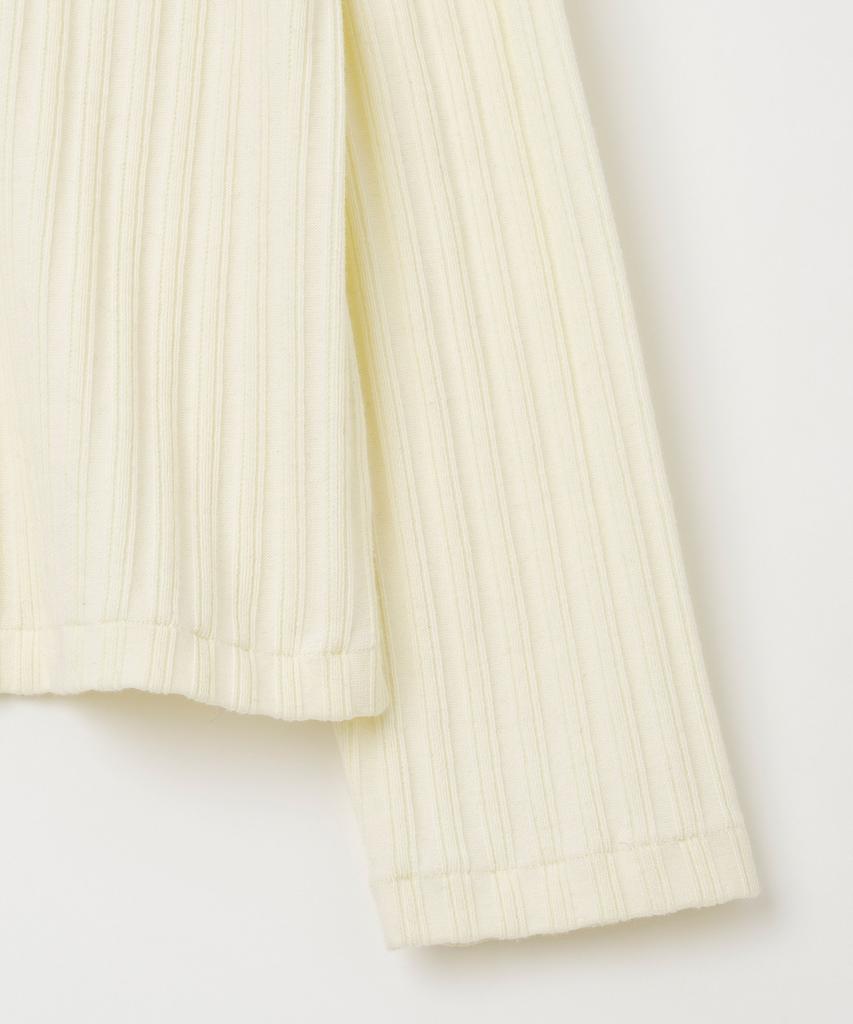MILLO ARCHIVE Draft Henley Neck Knit [Ivory]