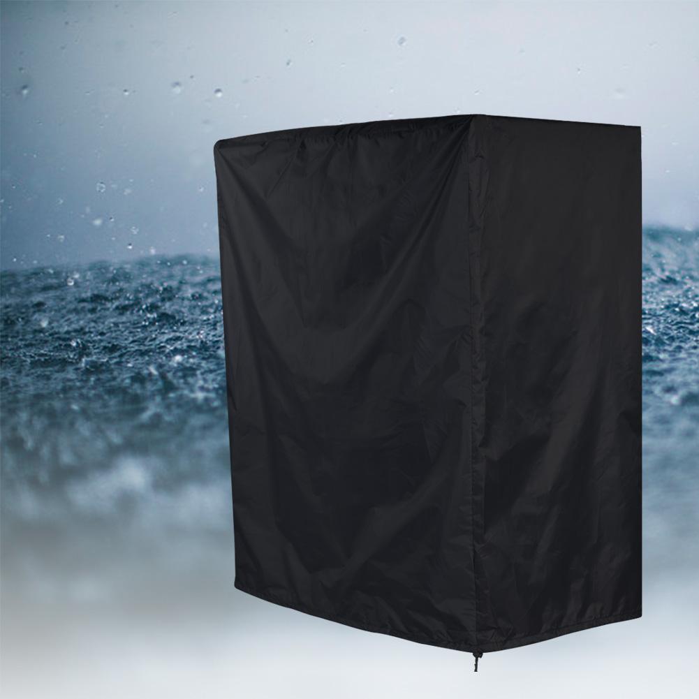 Waterproof BBQ Cover Barbecue Gas Grill Cover Outdoor Heavy Duty Protector 97*56*112cm (Black)