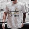 Team Groom T-shirt Father Mother of The Groom Wedding Party Tshirt Family Set Matching Clothes Bachelor Tees Groomsman Y2k Tops