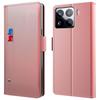 For Xiaomi 15S Pro Case Stand PU Leather Phone Cover Card Holder Mirror