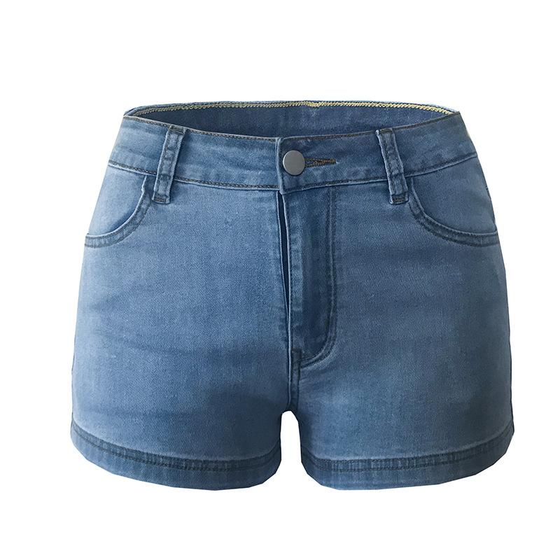 Pantalón de mezclilla elástico de cintura media para mujer comprar a buen  precio — entrega gratuita, reseñas reales con fotos — Joom