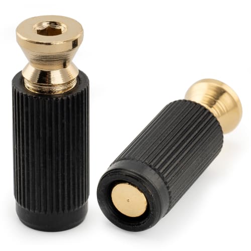 Musiclily Pro 7mm Tremolo Bridge Stud & Anchor Set, Metric, for Electric Guitars, Gold (Set of 2)