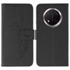 Phone Case For Honor Magic7 Lite 5G/X60 Pro 5G/X9c 5G Feather Imprint PU Leather Wallet Cover