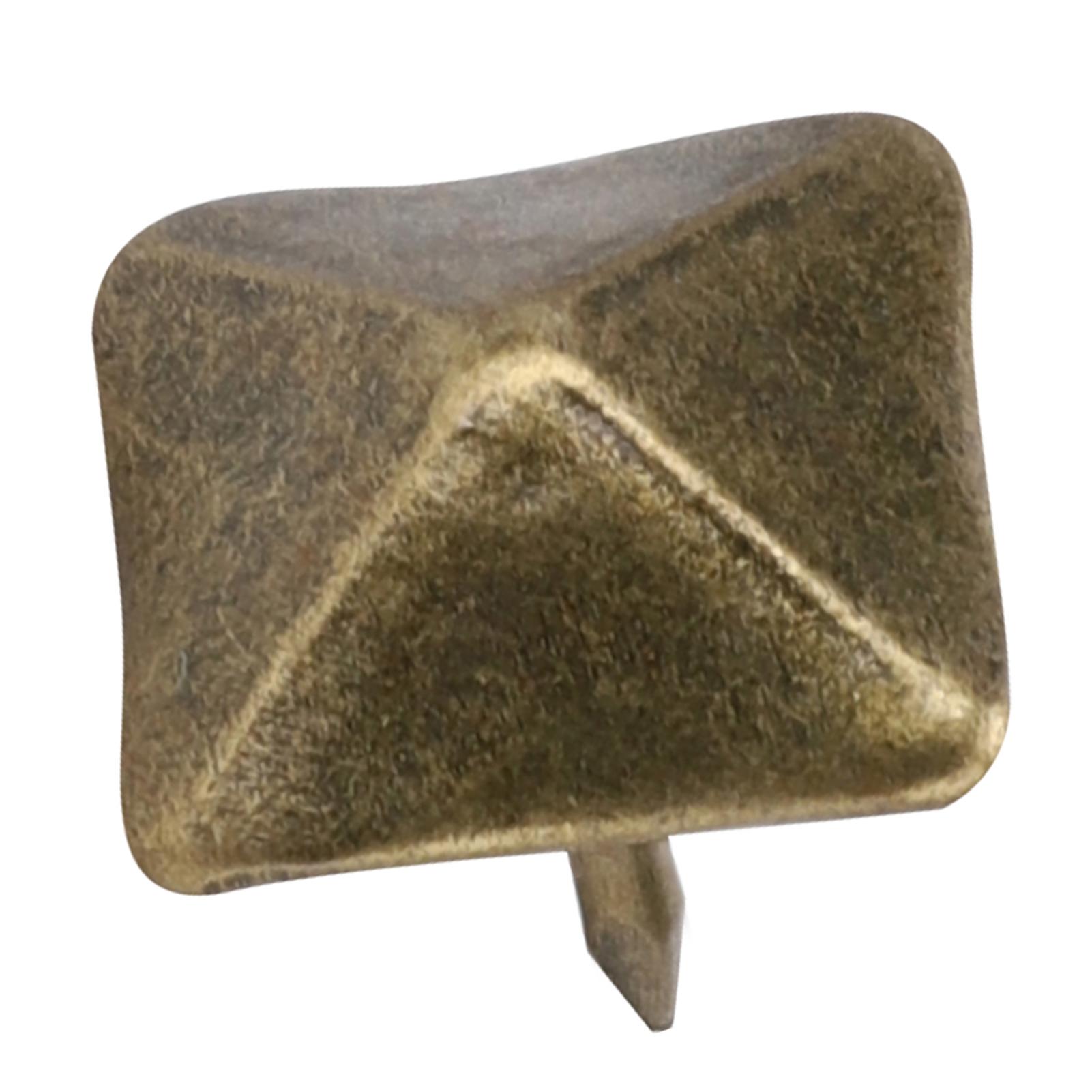 

50 шт. Обивочные гвозди для дверей, Ретро, Цианово-бронзовые, Железные, Декоративные, Мебельная фурнитура, Аксессуары Side Length 19mm * Length 20mm