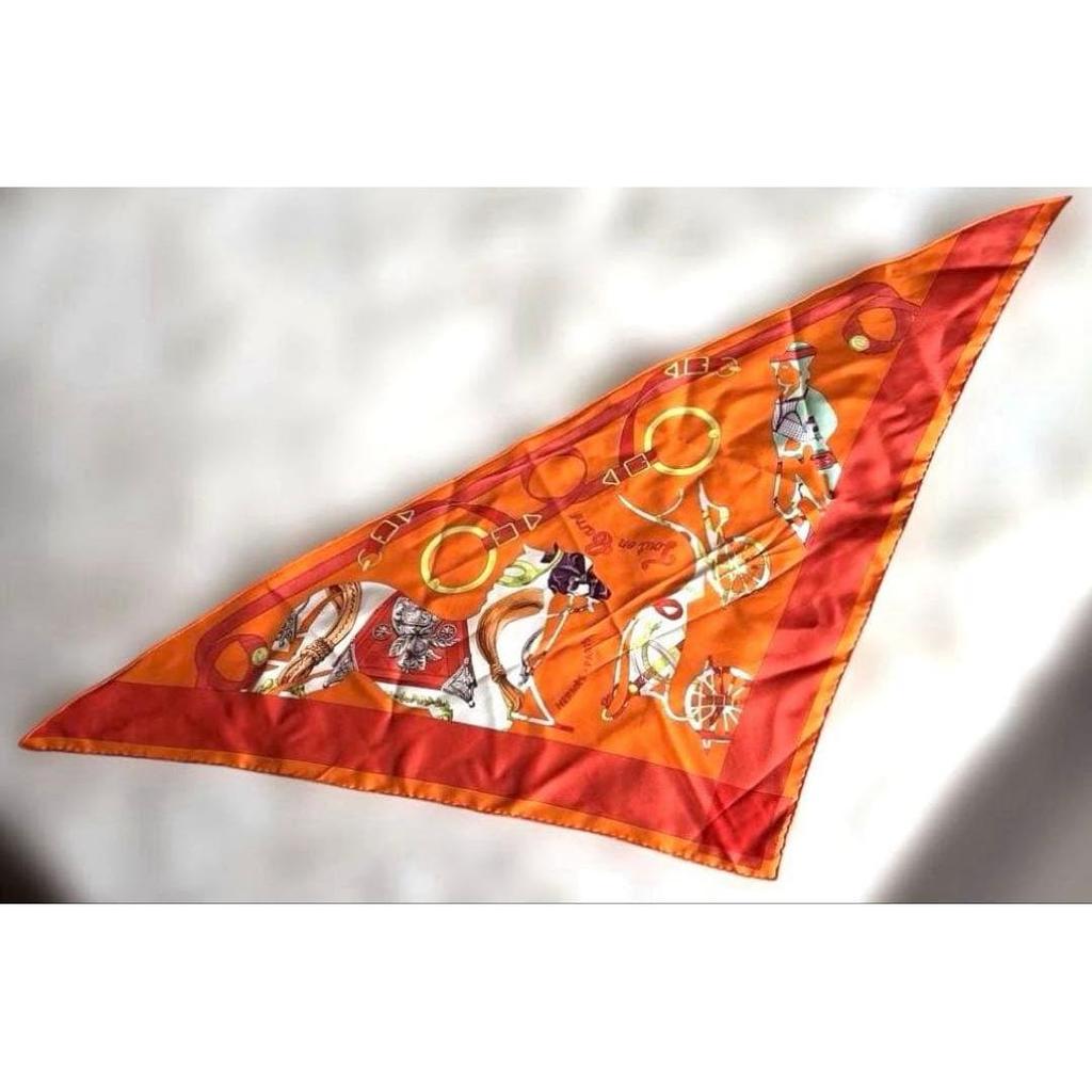 Used Hermes Scarf Triangle Tout En Carr Everything Is Inside Him