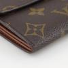 LOUIS VUITTON Pochette Porto Monnet Credit Purse M61725 Brown Monogram canvas Women Used