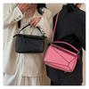 Lychee Pattern Portable Shoulder Messenger Bag, Fashionable and Practical.