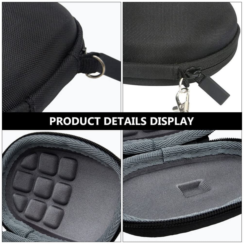 KESYOO Mouse Protective Case, EVA Portable Wireless Mouse Storage Case, 12.0 x 8.5 x 5.6 cm, Shockproof and Durable, Ideal for Travel and Home Use