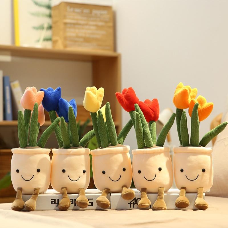 Cute And Playful Tulip Succulent Plush For All Ages Great For Gifts And Nap Time