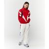 Reebok Vector Flash Spliced Outdoor Casual Zip-Up Windbreaker Women Outerwear Red REJU4EJ30R2
