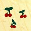 4Pcs Creative Handmade Cloth Cherry Keychain Brooch DIY Kit Friendly Craft Brooch Pin Accessories