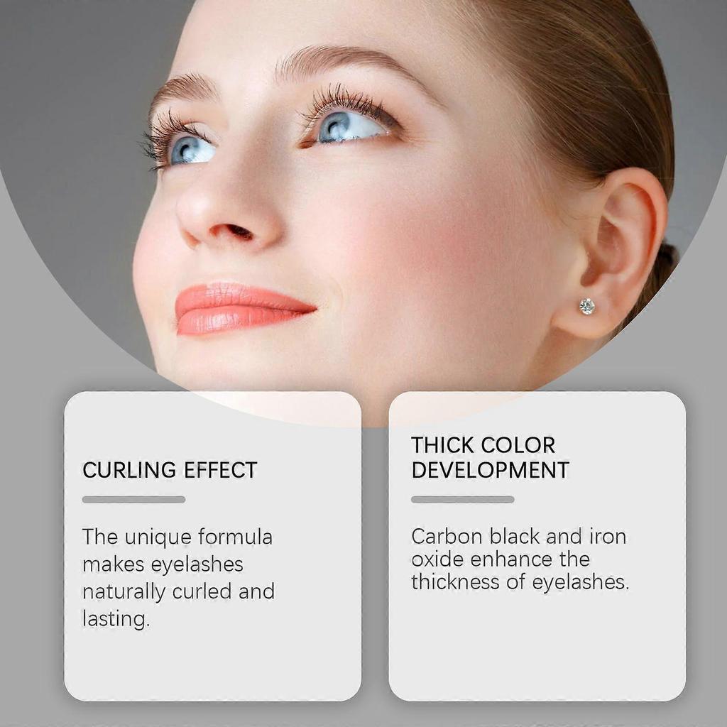 Eelhope 4D Curling Iron Mascara Is Naturally Long, Plump, Waterproof, Sweat-Proof And Not Prone To Smudge
