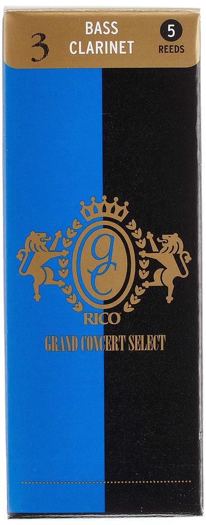 D'Addario WoodWinds D'Addario Reed for Bass Clarinet GRAND CONCERT SELECT RGB05SCL300 [Hardness 3.0] 5 pieces []