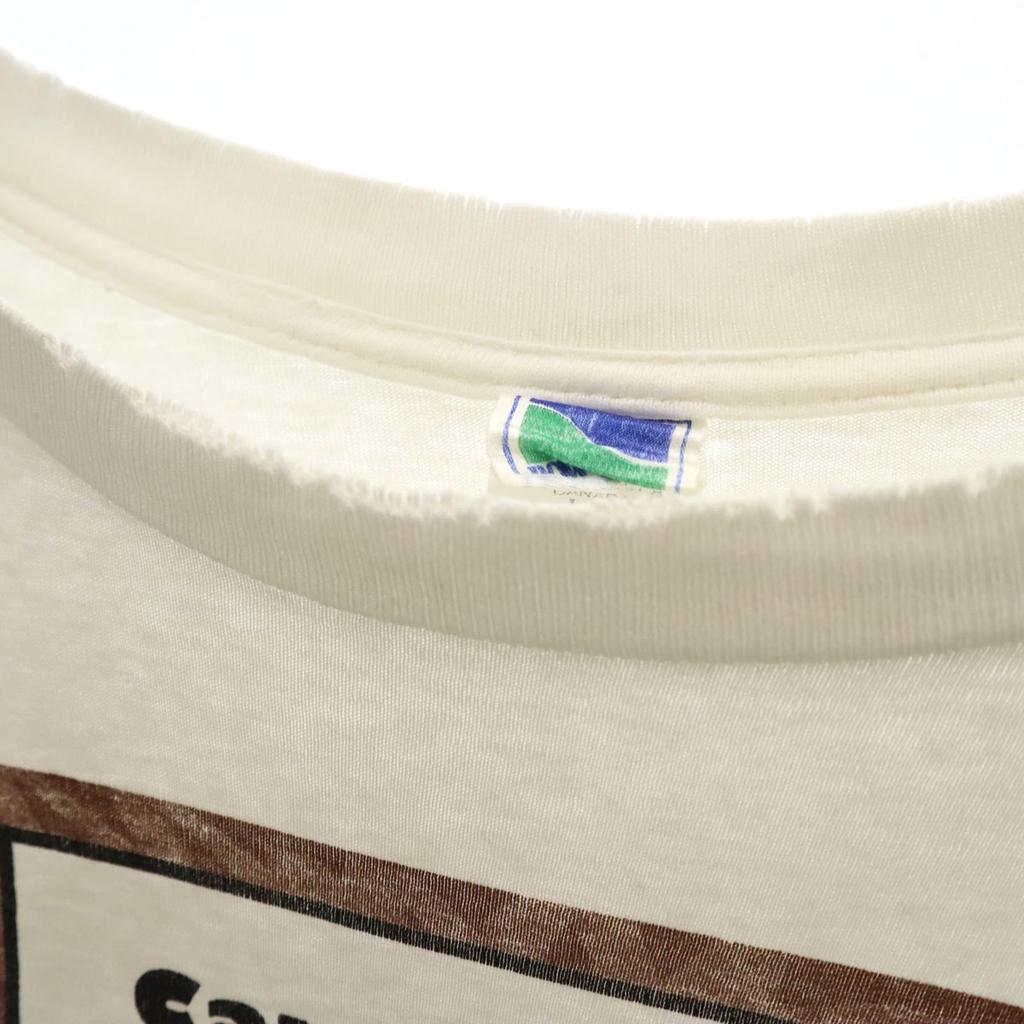 BOW VALLEY 90s Made In Canada Old CANADA LIFE Bear Short Sleeve T-shirt Men's Used