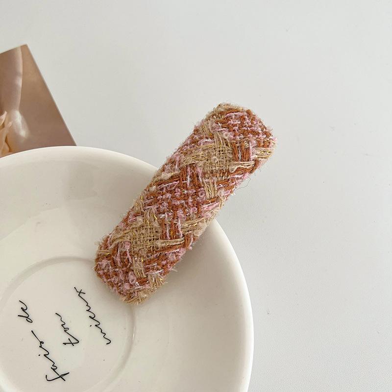 Clip Hair Accessories Woolen  Long Retro Bb Shape Barrettes Clip Side Clip Bang