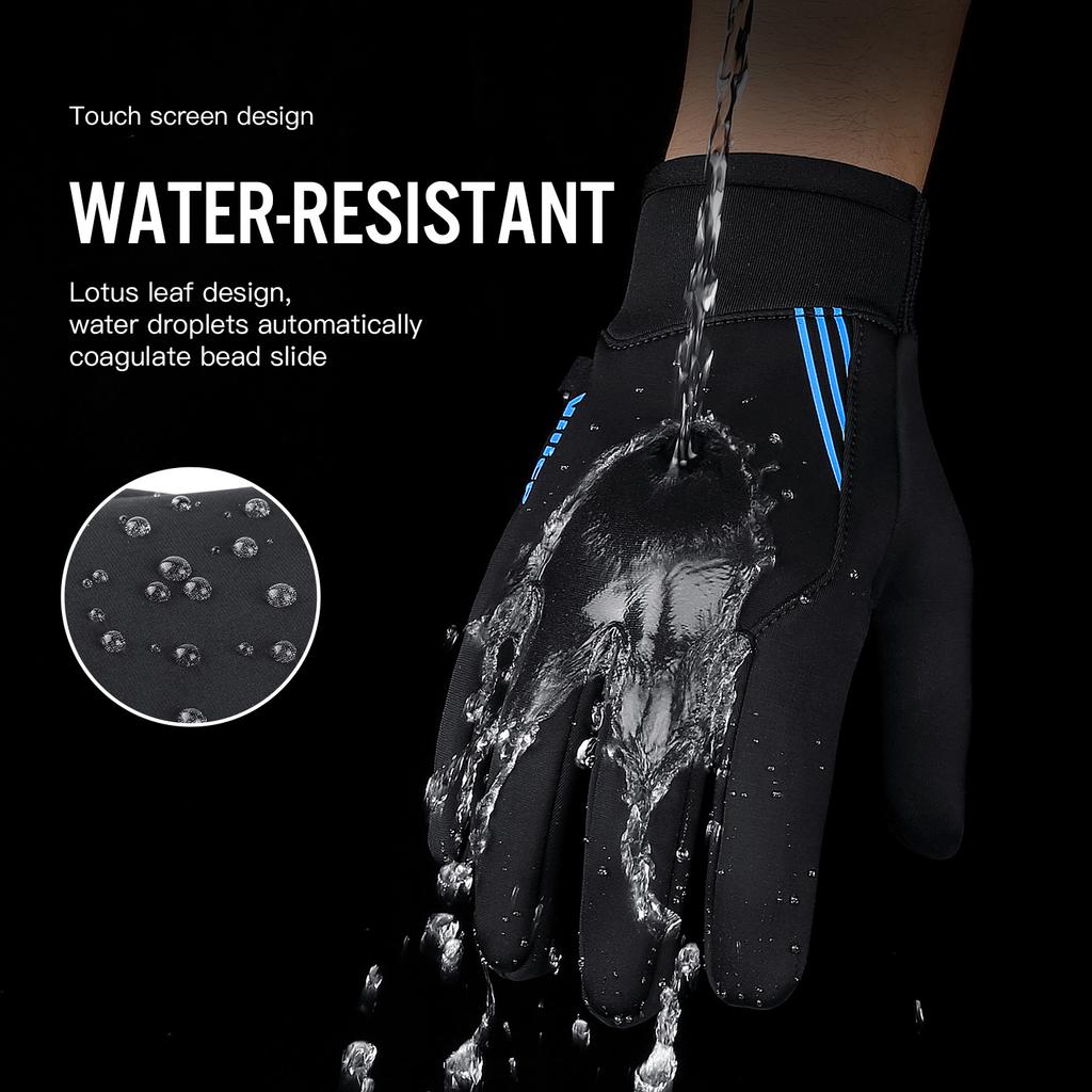 Durable And Safe Winter Outdoor Sports Running Glove Warm Touch Screen Gym Fitness Full Finger Gloves For Men Women Sports Gloves