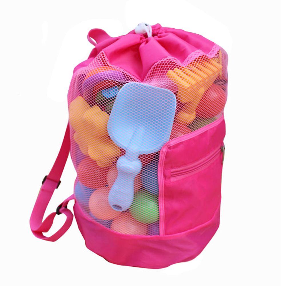 Beach Toys Pouch Girls Sundries Organizer Kids Shell Bags Storage Bag Beach Bag Mesh Swimming Bag