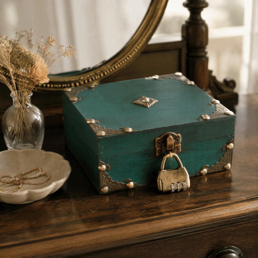 Wooden Jewelry Storage Box Exquisite Finish Necklace Earring Organizer  Home Decoration