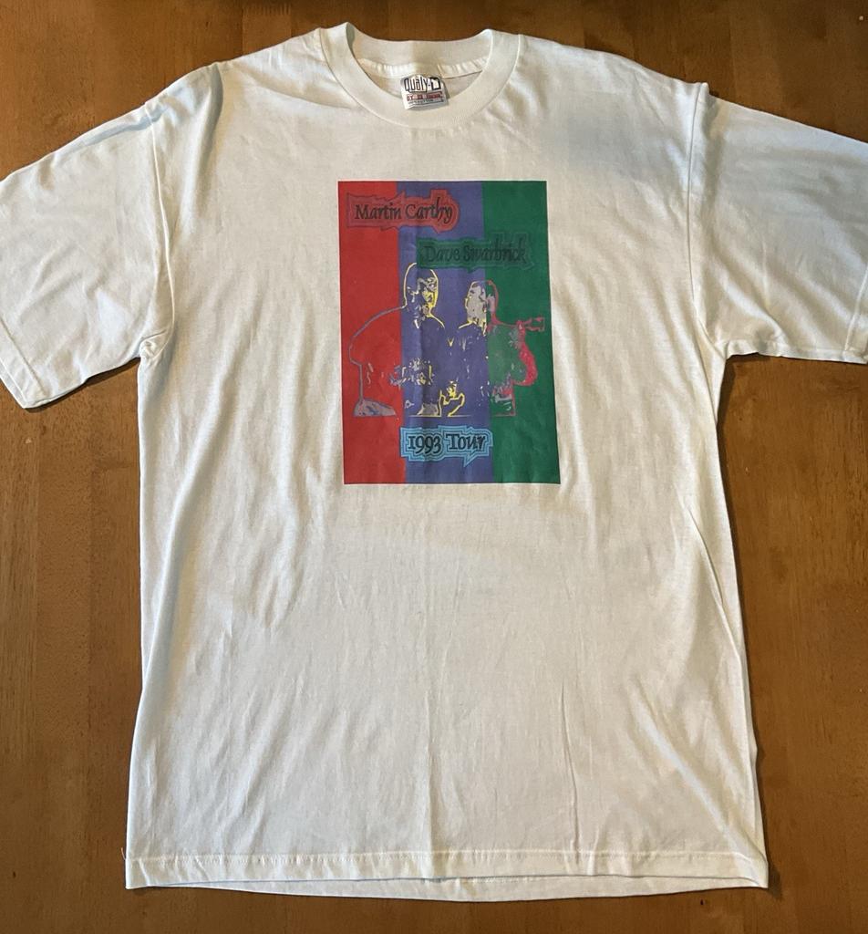 Vtg Martin Carthy Dave Swarbrick 1993 CONCERT TOUR T-shirt NOS English Folk