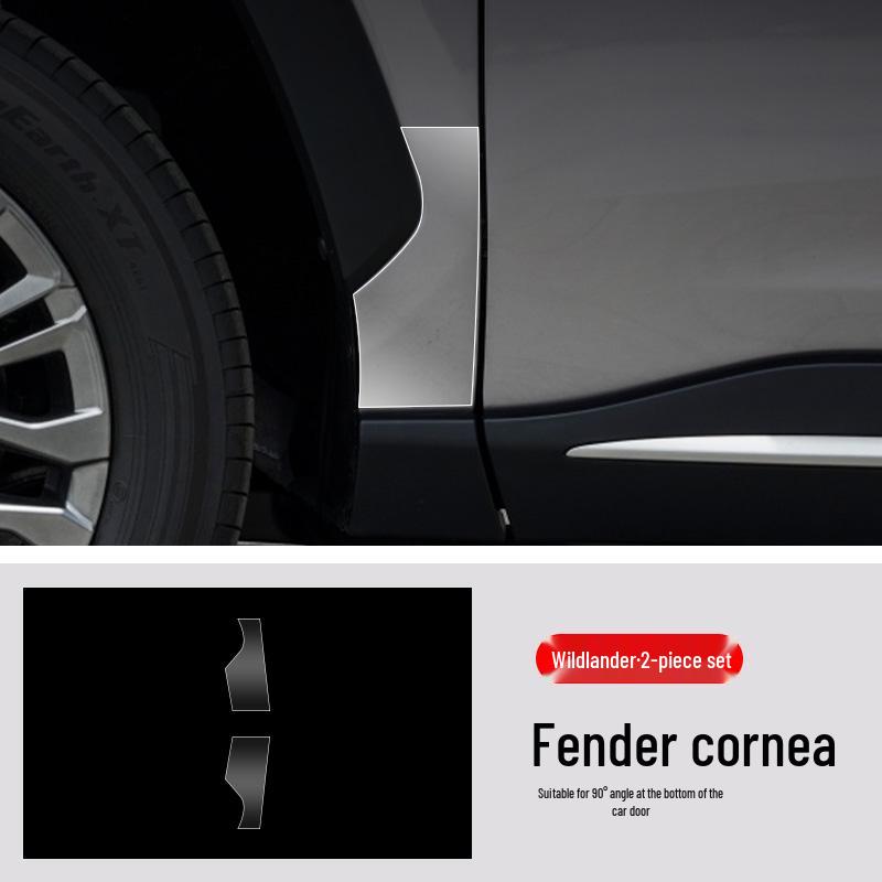 Toyota Venza Dörrhörn TPU Reptålig Film - Skydd för Fram- och Bakre Triangel.
