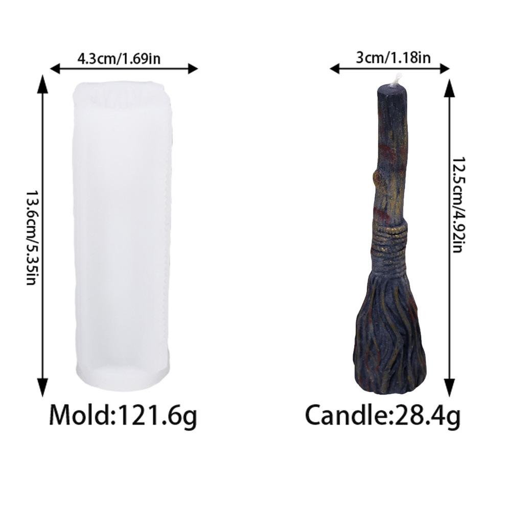 

3D Злое Лицо Силиконовая Форма для Свечей Череп Тыква Гипсовая Смоляная Форма DIY Метла Глиняное Украшение Хэллоуин Готика Пасхальное Украшение