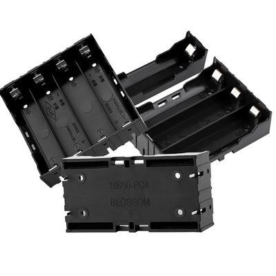 Pratico Porta Batteria Custodia Porta Batteria 18650 con Pin 1 Slot/2 Slot/3 Slot/4 Slot per Vari Dispositivi Elettronici