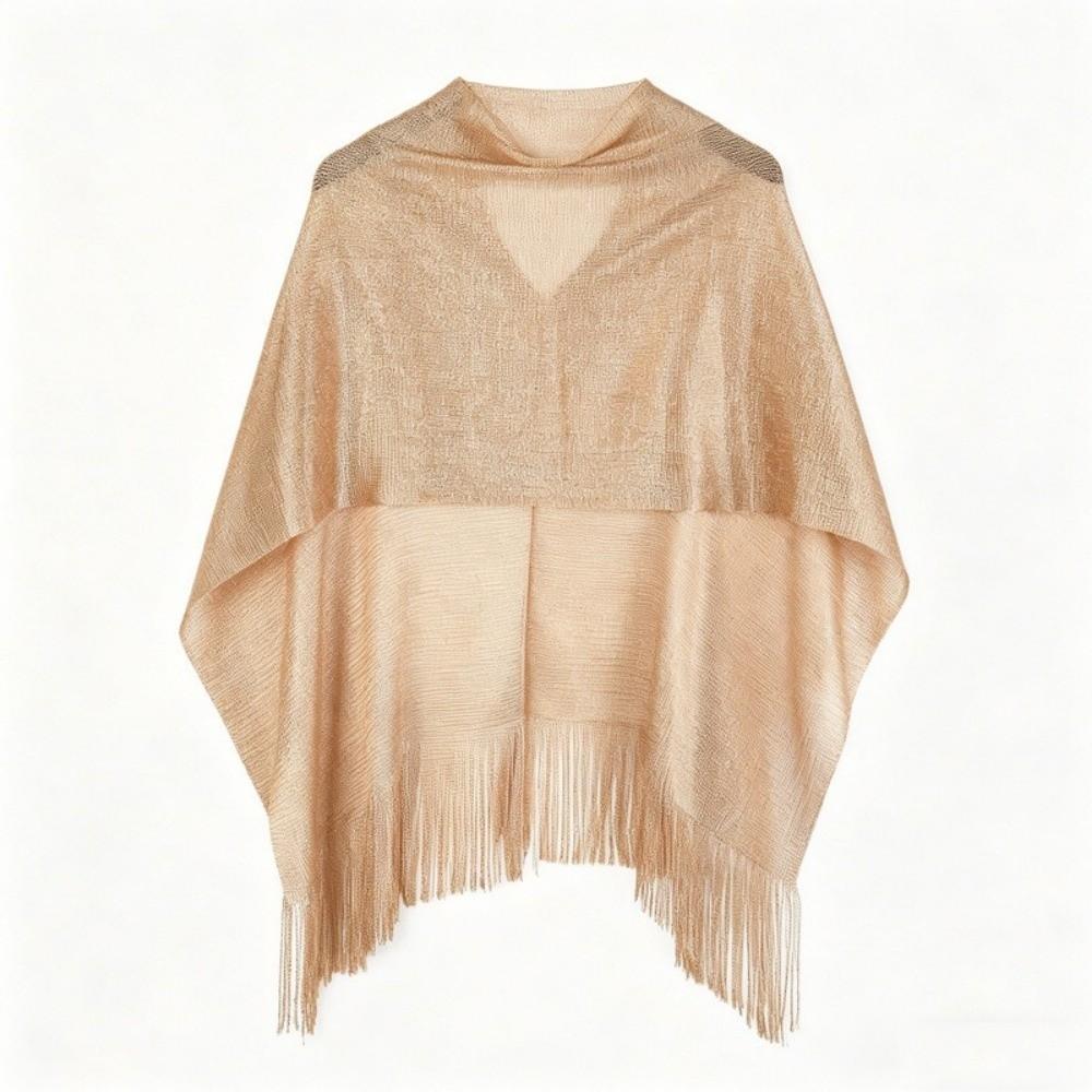 Fashionable Solid Color Swimwear Outerwear See Through Breathable Fabric Beach Top Versatile Lightweight Smock Wedding Occasion