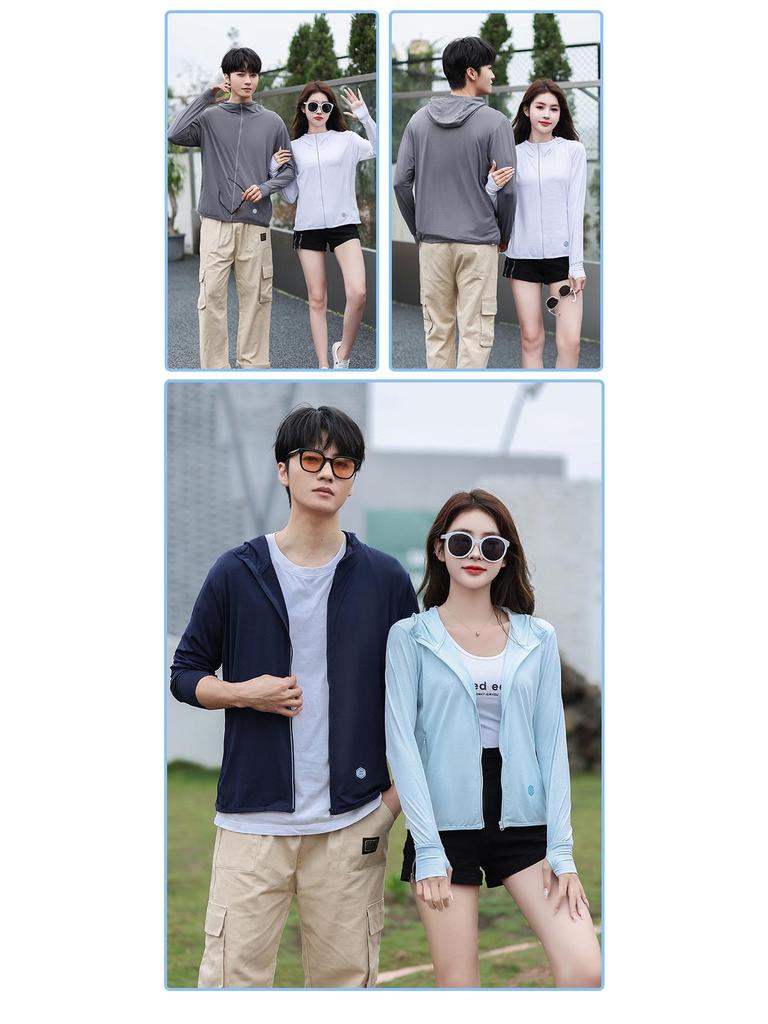 Summer Women's High-Quality Ice Silk Sun Protection Jacket for Outdoor Activities
