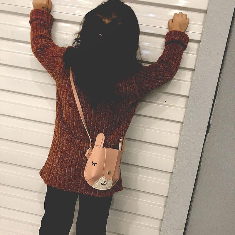 Women Chlidren's Bag   Hasp Children  Princess Shoulder Messenger Bag Girls Mini Bag Deer Baby Bags