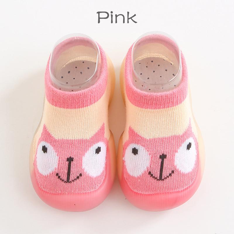 1 Pair Animal Style Anti-Slip Toddler Shoes Baby Socks Shoes Soft Rubber Shoes Boy Girl Fashion