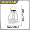 Solar Bird Feeder Outdoor Hanging Ornament Feeding Station for Patio Yard Outside Fence