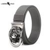Men's Belt Toothless Alloy Automatic Buckle Men's Belt Imitation Nylon Canvas Youth Versatile Casual Belt