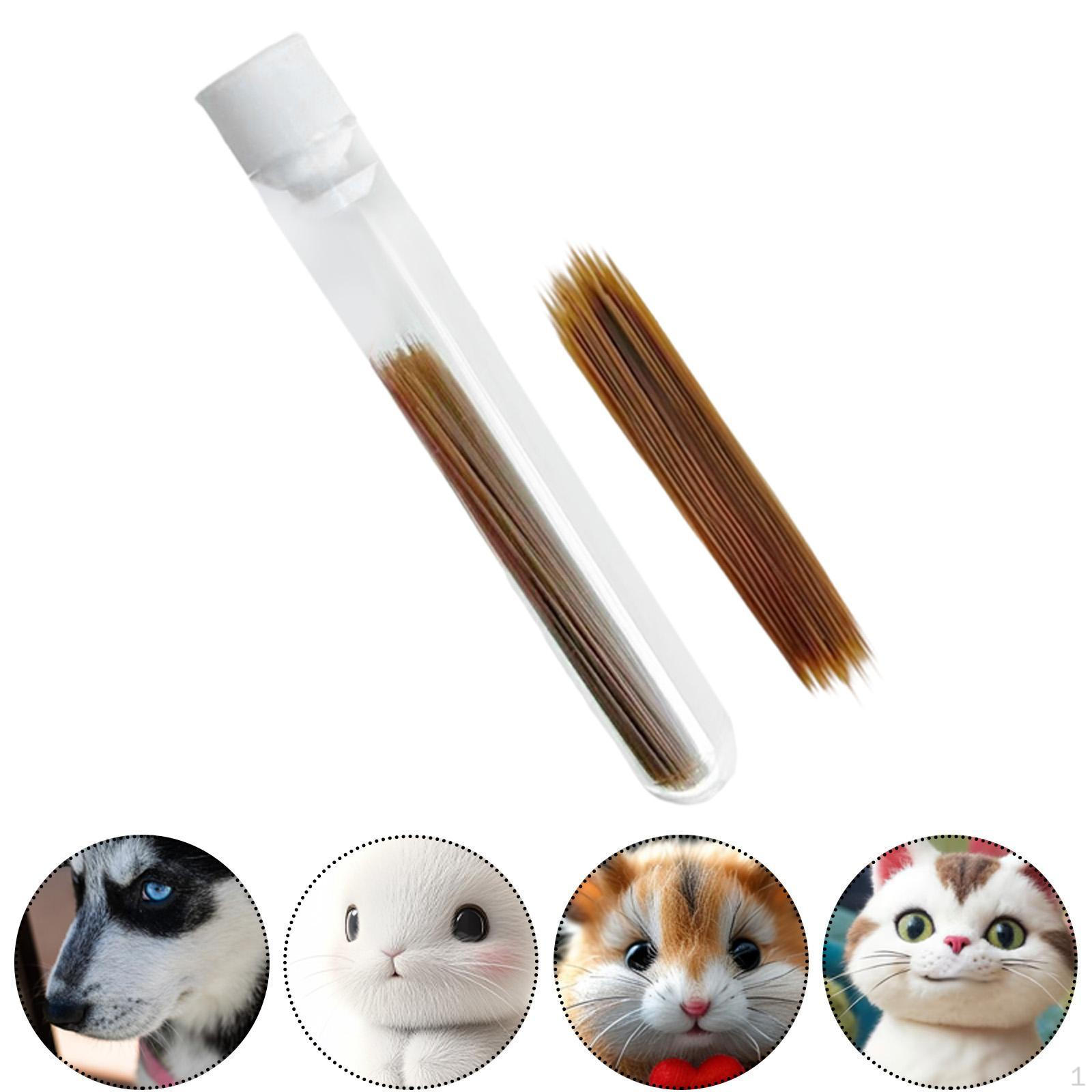 

Штучні котячі вуса Штучна тваринна борода Бороди для ляльок М яка іграшка для прикраси дому 0.35mm_Brown