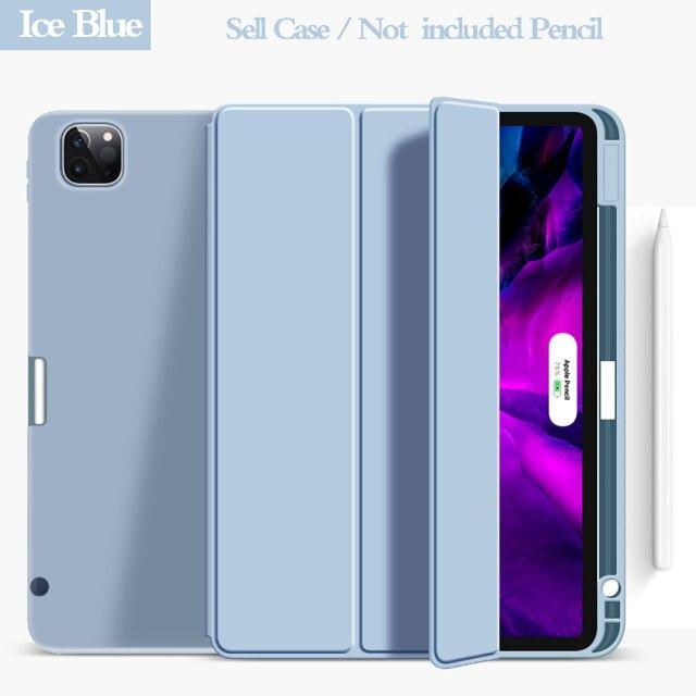Für iPad Pro 11 Fall Funda für iPad Air 4 Fall 4th Generation Für iPad Pro 12,9 Fall Drahtlose Ladung bleistift Halter
