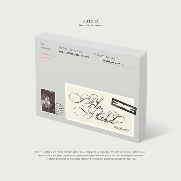 Pre-order LE SSERAFIM Film Photo Book Dear, FEARNOT & SHOP POB