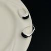 Sterling Silver Black Agate Earring for Women Geometry Water Droplets Versatile Design Gift Jewelry Dropshipping