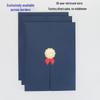 European Tri-fold Certificate Honor Appointment Blank Card with Inner Core Logo