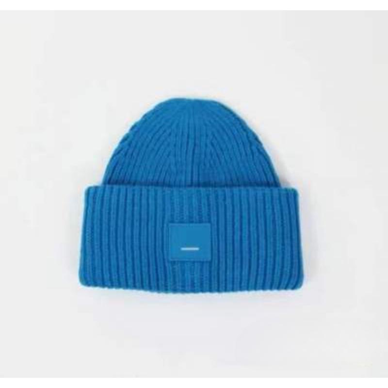 Wool Wool Hat Square Smiley Hat Autumn And Winter Thickened Men's Hundred Warm Hat Couple Knitted Hat Women's Hat