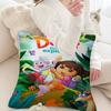 Cartoon D-Dora The E-Explorer Pillow Cover Design Cushion Cover Decor Holiday Decorati