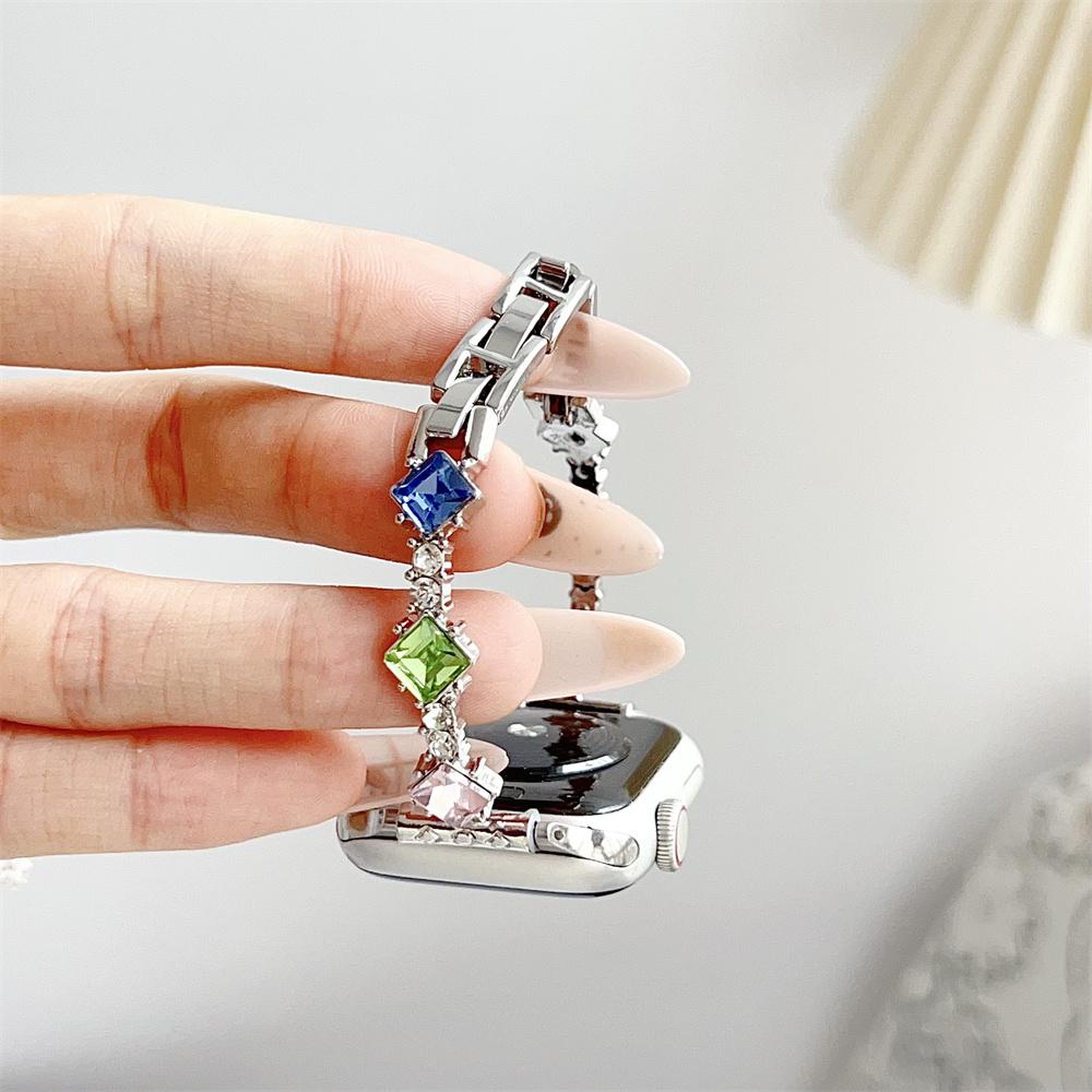 Correa de Pulsera de Pedrería de Diamante Para Apple Watch Series 11 9 8 7 SE Ultra 38/40/41/42/44/45/46mm