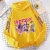 Korean Popular Demon Hunter Children's Hoodie Casual Girl Clothing Autumn and Winter Cute Cartoon Warm Children's Clothing