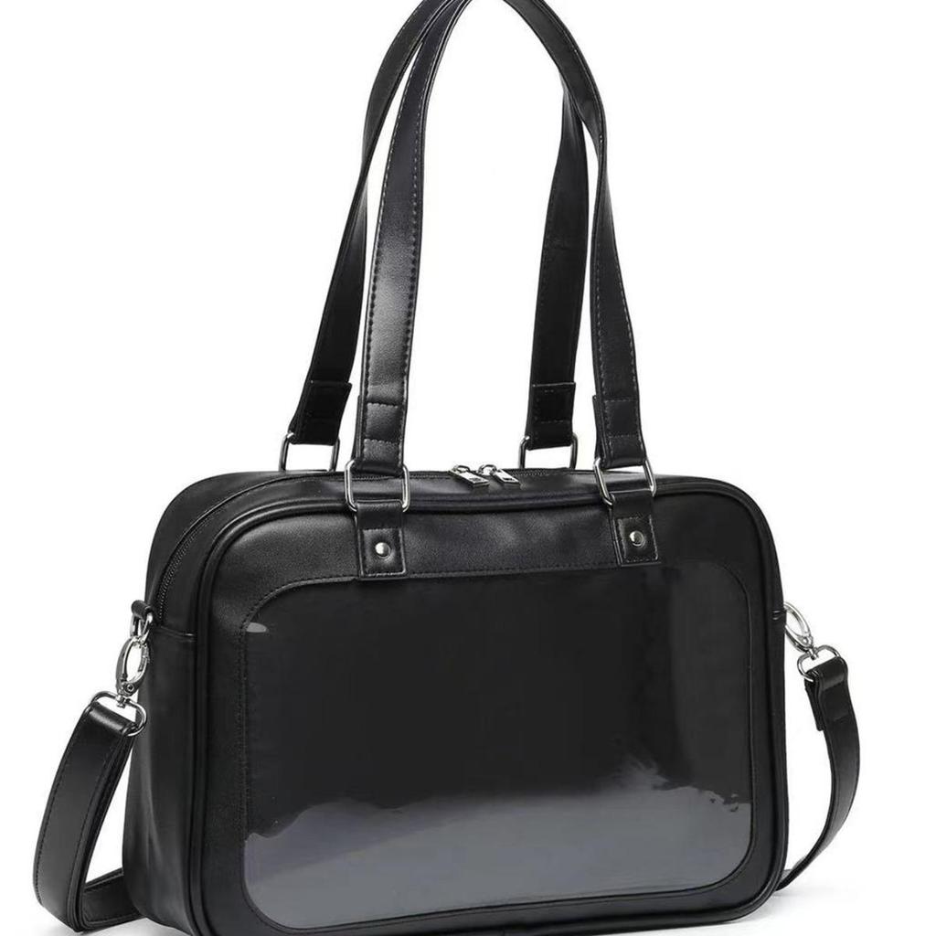 Japanese Anime Ita Crossbody Bag - Transparent Badge Doll Bag for Students & Women